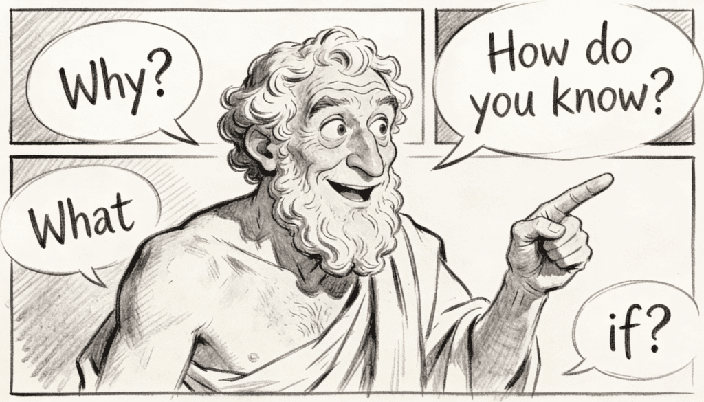 Socrates' Guide to Being the Most Annoying (and Effective) Person in the Room (Plato)