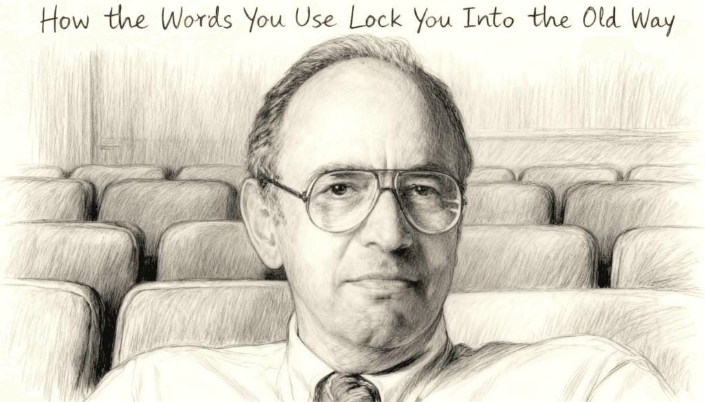 How the Language You Use Lock You Into the Old Way