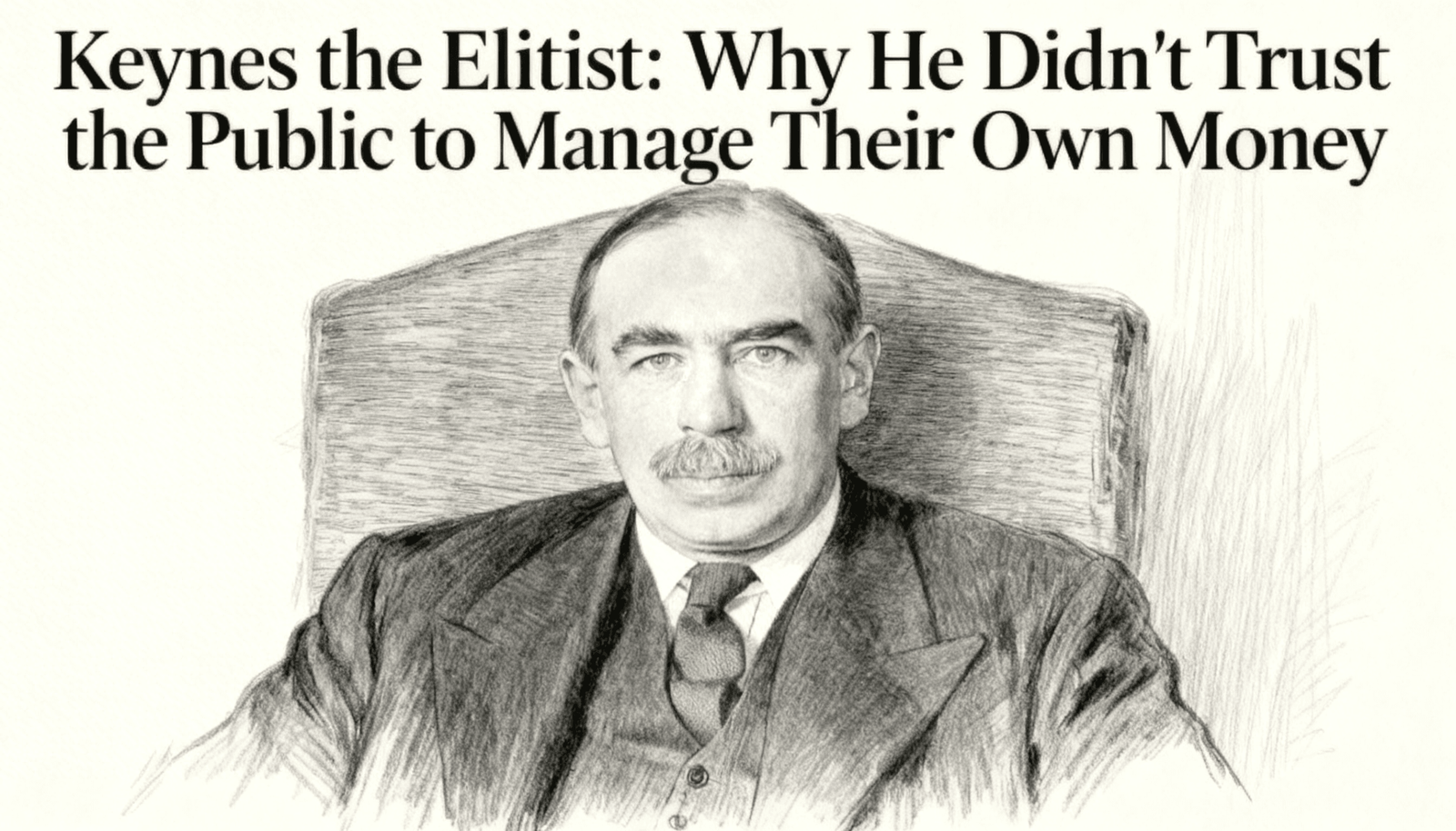 Keynes the Elitist- Why He Didn't Trust the Public to Manage Their Own Money