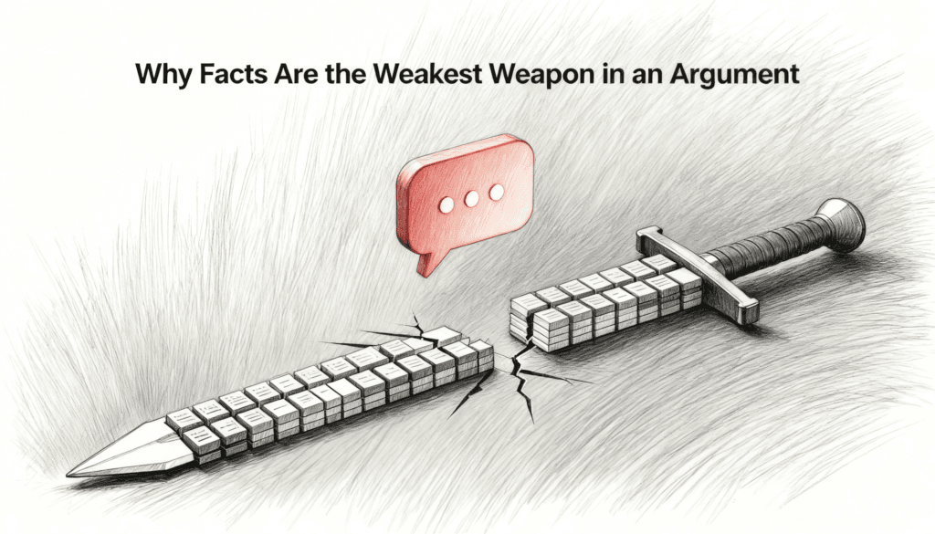 Why Facts Are the Weakest Weapon in an Argument