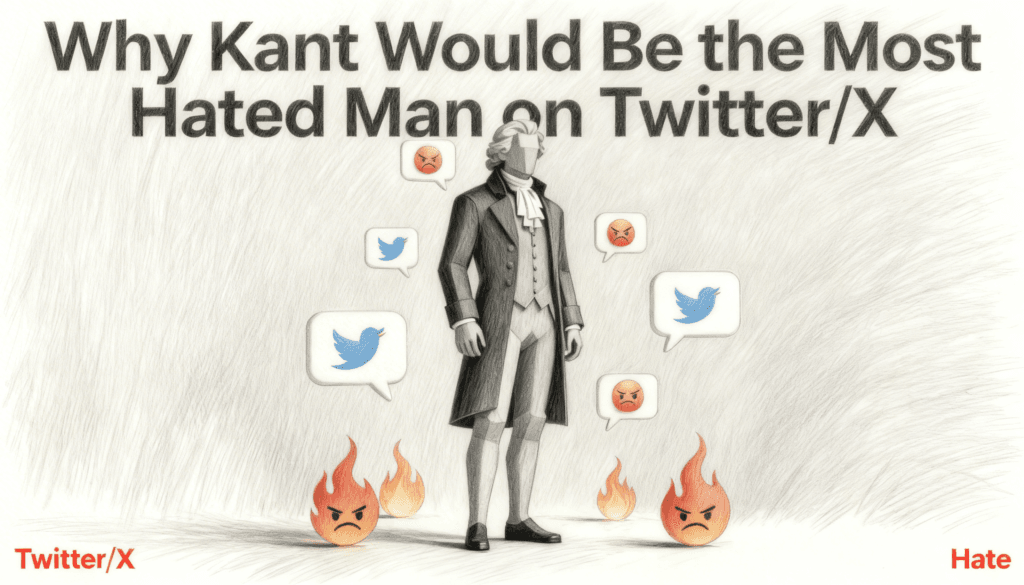Why Kant Would Be the Most Hated Man on Twitter:X