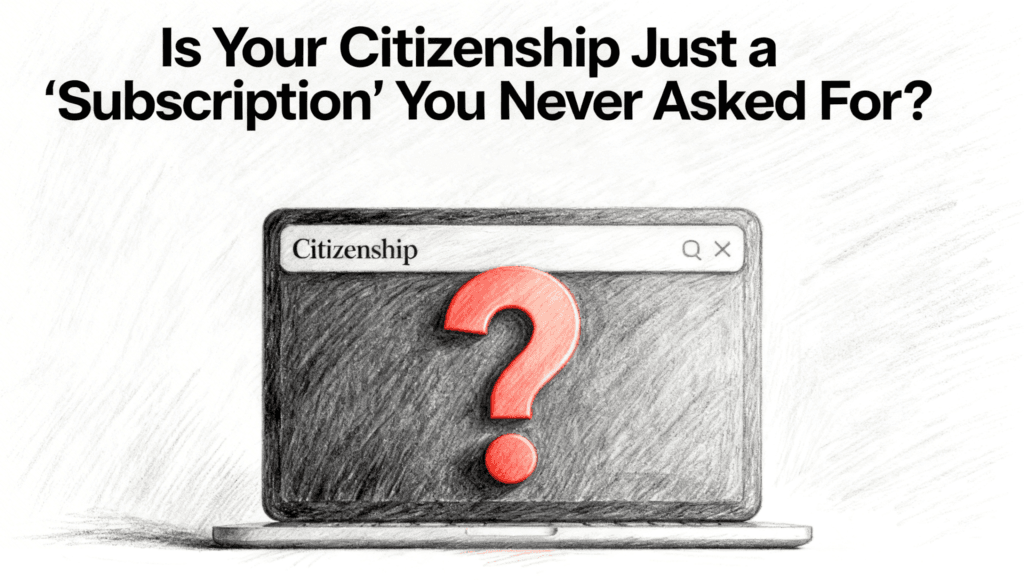 Is Your Citizenship Just a Subscription You Never Asked For?