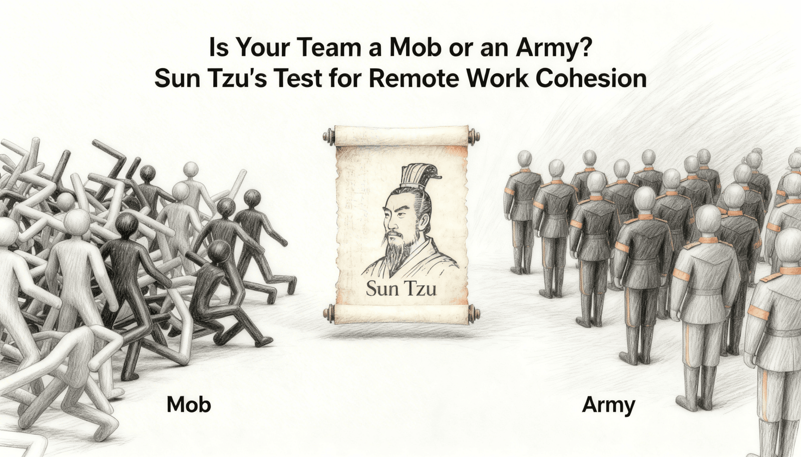 Is Your Team a Mob or an Army? Sun Tzu's Test for Remote Work Cohesion