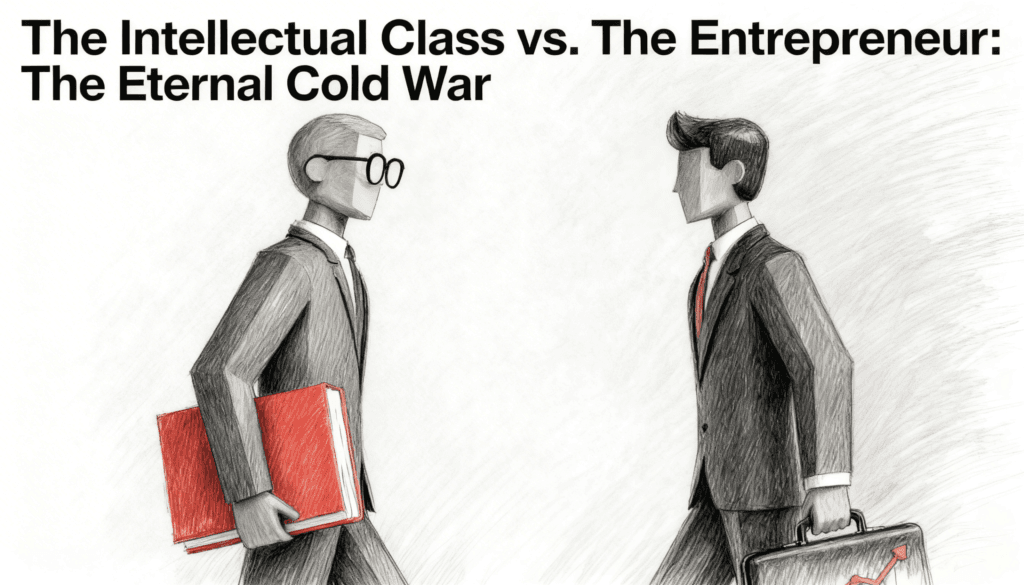 The Intellectual Class vs. The Entrepreneur- The Eternal Cold War
