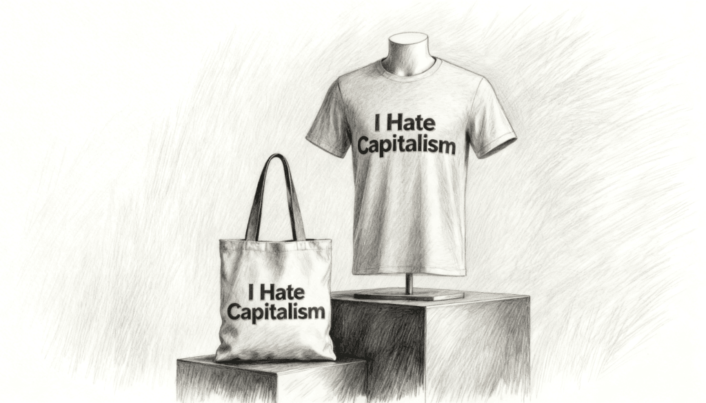 The Irony of the I Hate Capitalism Merch