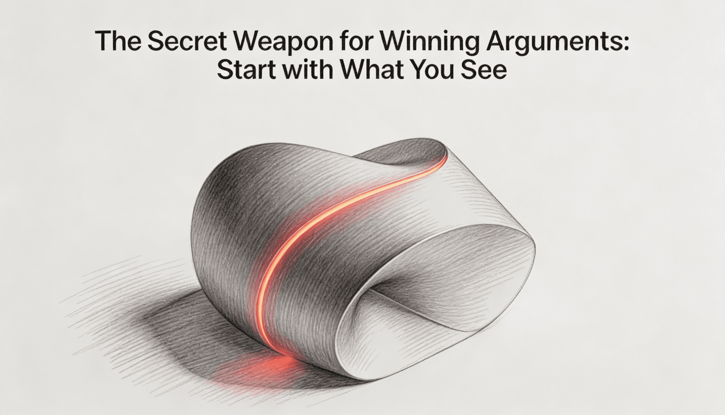 The Secret Weapon for Winning Arguments- Start with What You See