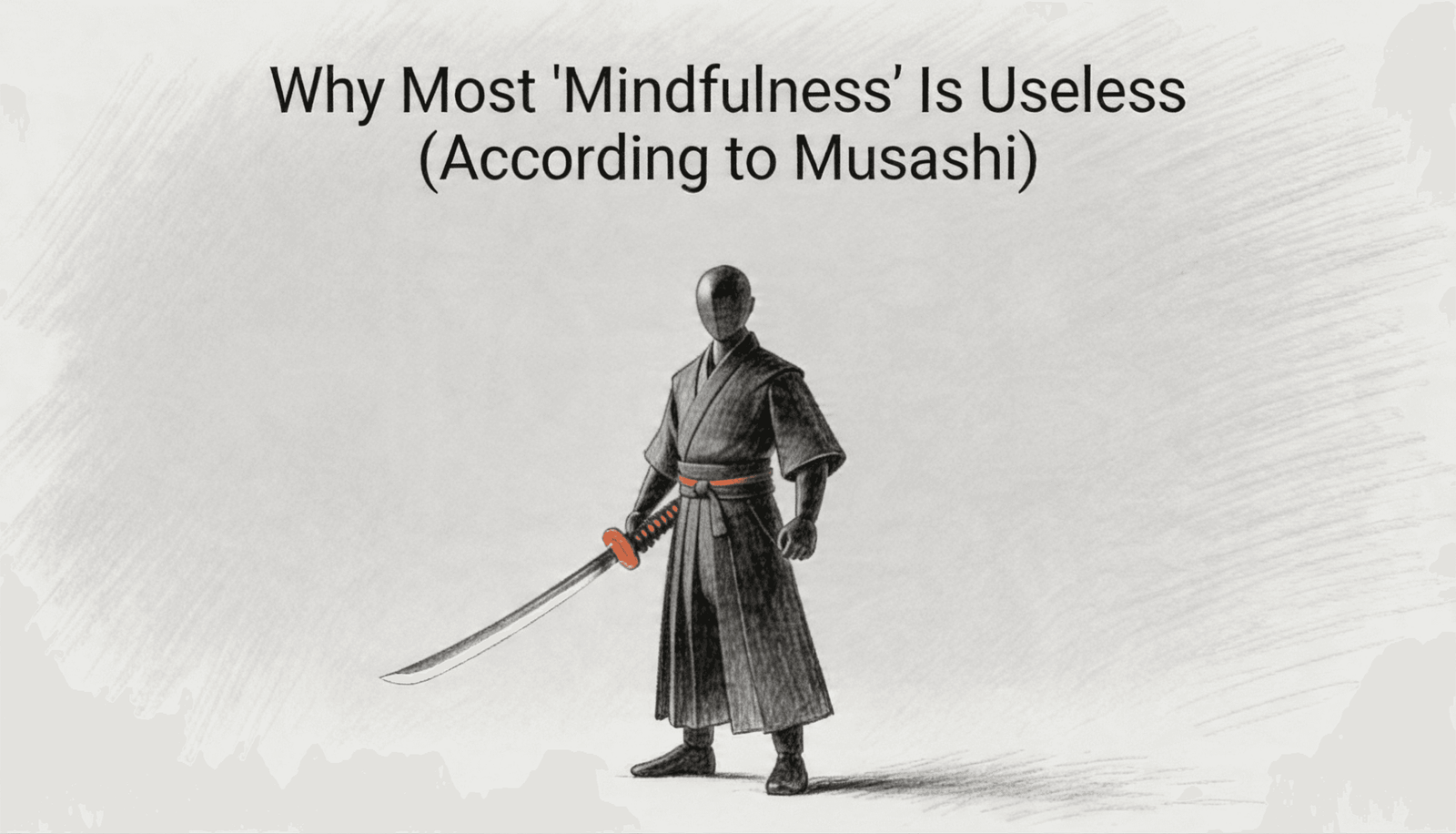 Why Most Mindfulness Is Useless (According to Musashi)