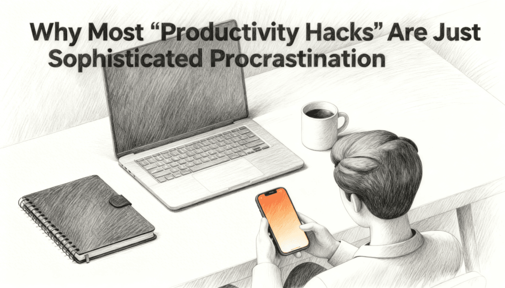 Why Most Productivity Hacks Are Just Sophisticated Procrastination