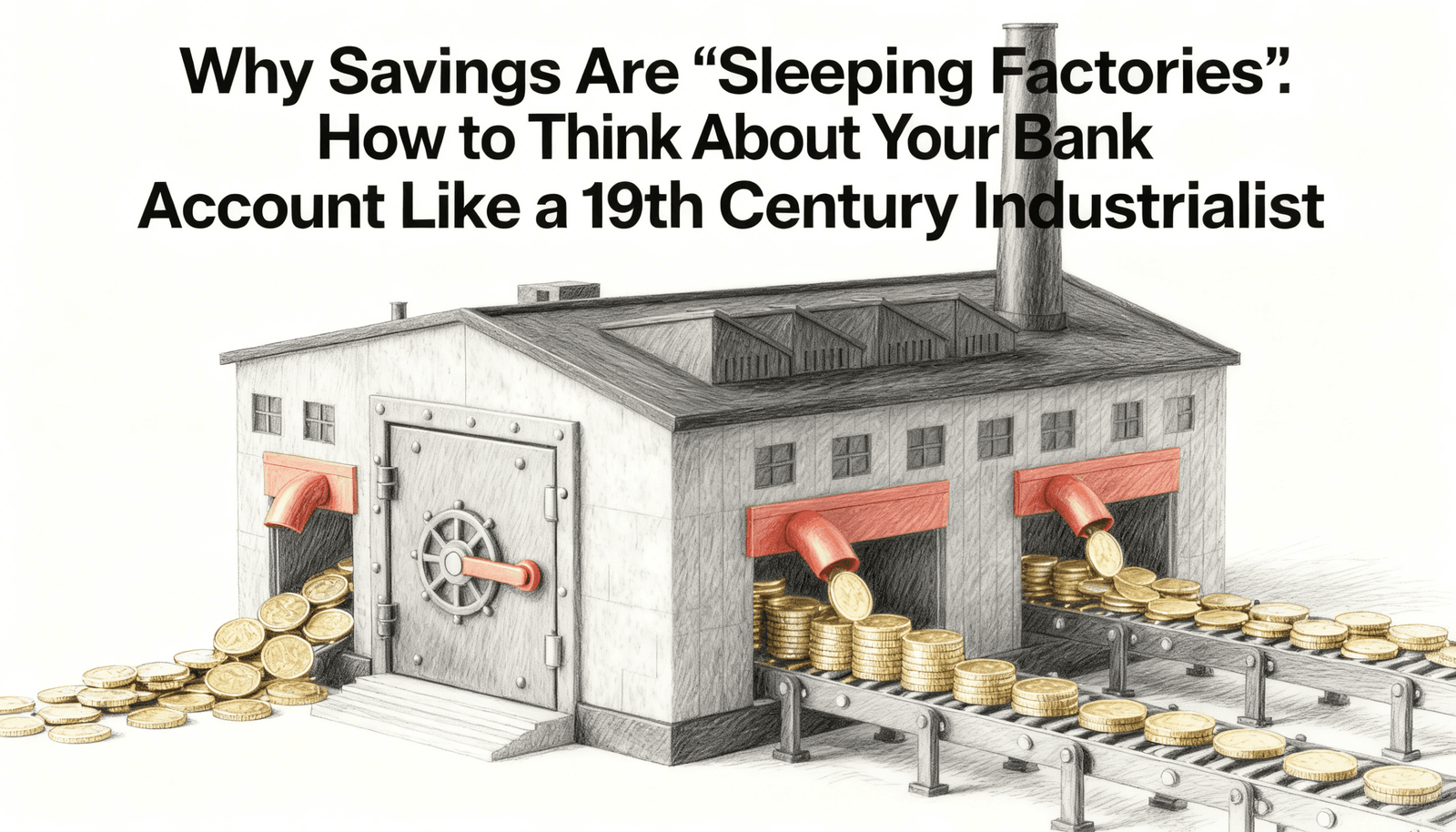 Why Savings Are Sleeping Factories- How to Think About Your Bank Account Like a 19th Century Industrialist