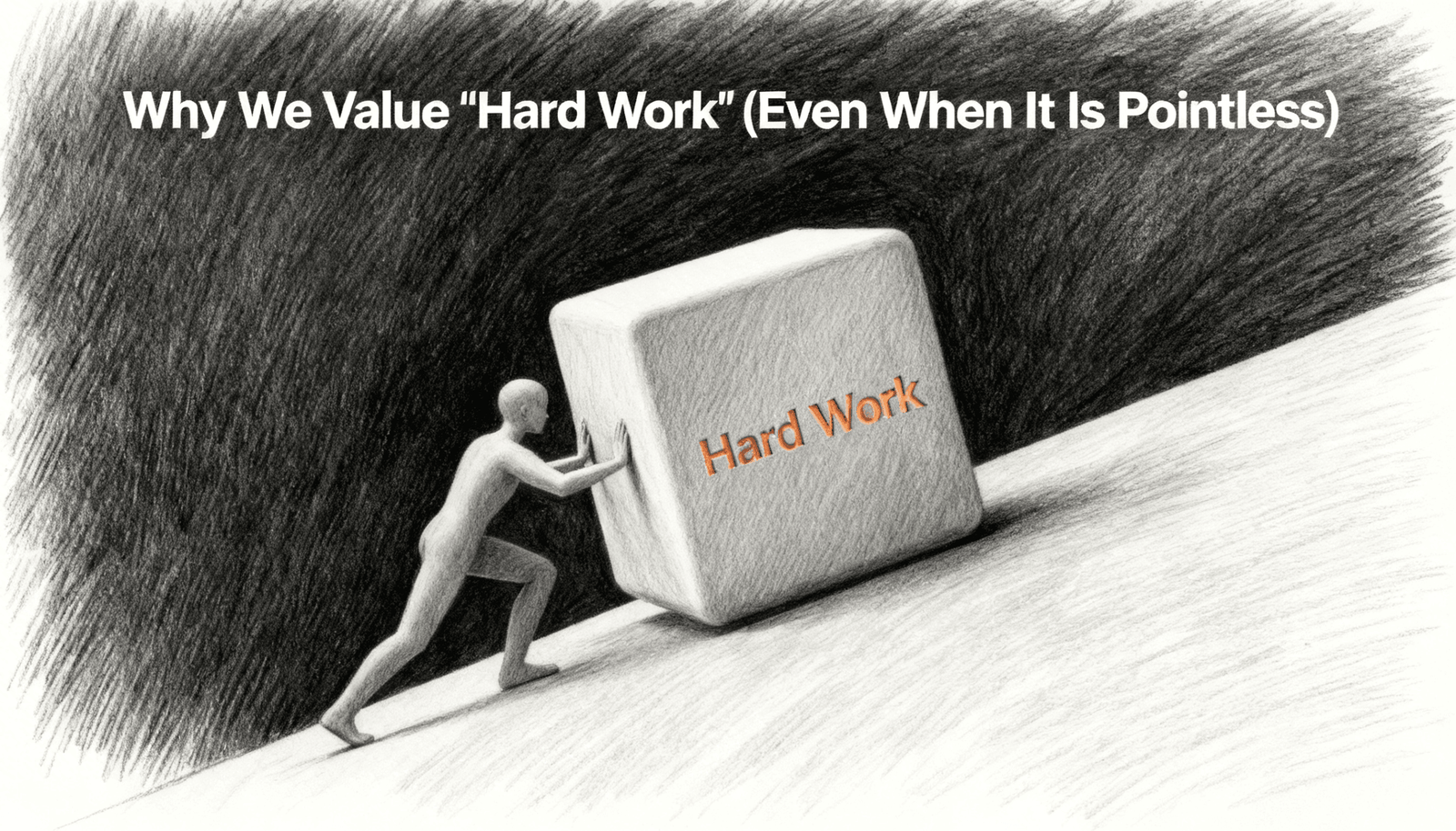 Why We Value Hard Work (Even When It Is Pointless)
