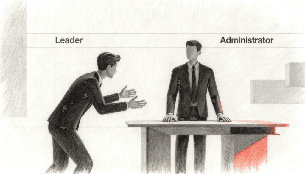 Why You Should Stop Trying to Be a Leader and Start Being an Administrator