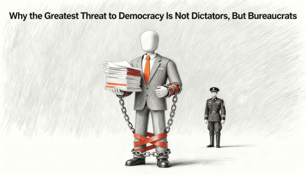 Why the Greatest Threat to Democracy Is Not Dictators, But Bureaucrats