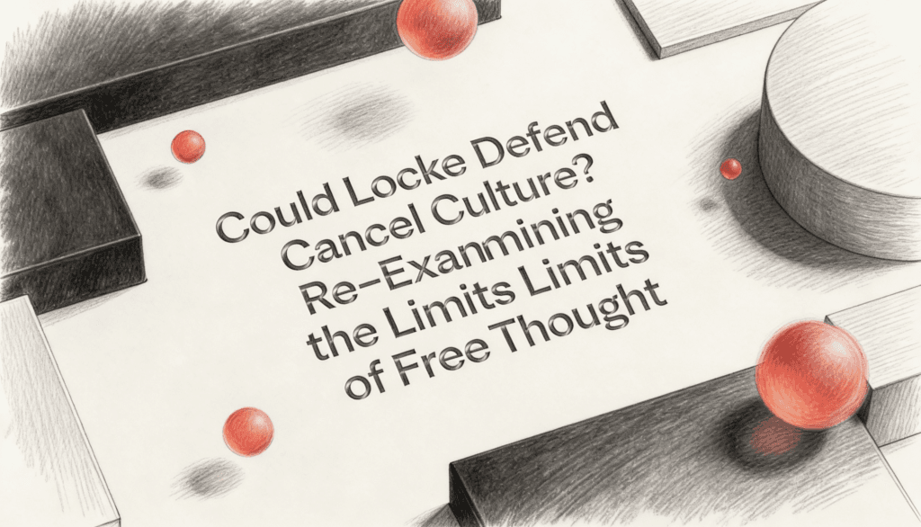 Could Locke Defend Cancel Culture? Re-Examining the Limits of Free Thought