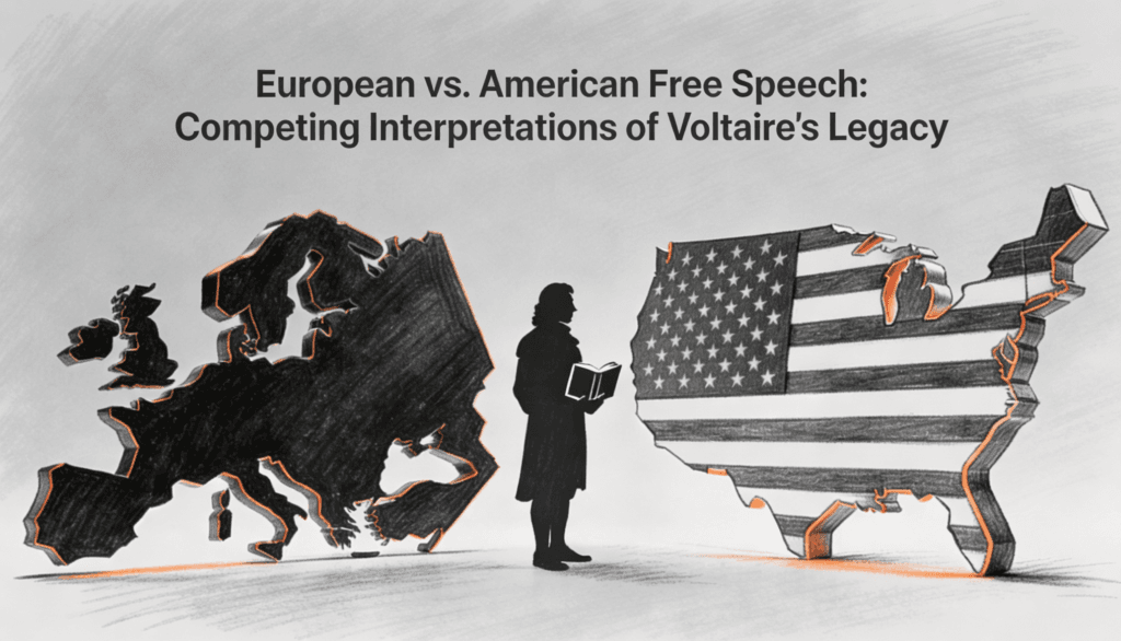 European vs. American Free Speech- Competing Interpretations of Voltaire's Legacy