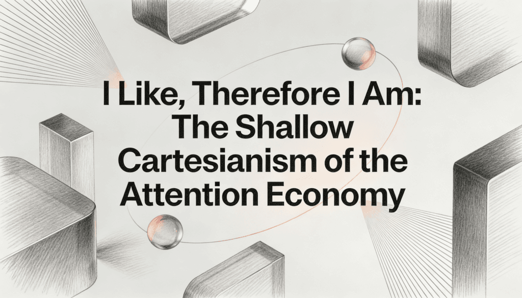 I Like, Therefore I Am- The Shallow Cartesianism of the Attention Economy