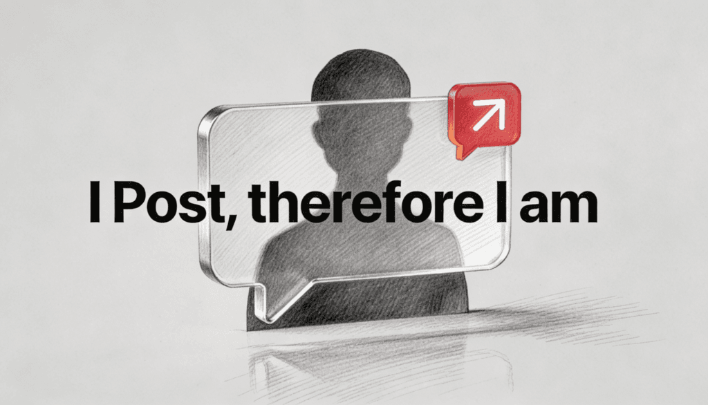 I Post, therefore I am- The belief that life did not happen unless it was shared