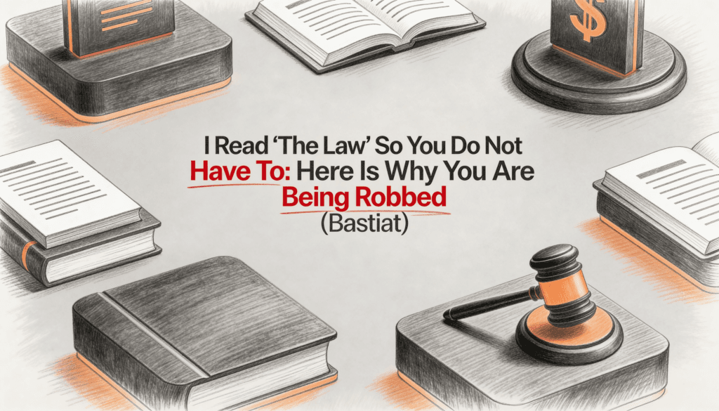 I Read The Law So You Do Not Have To- Why You Are Being Robbed (Bastiat)