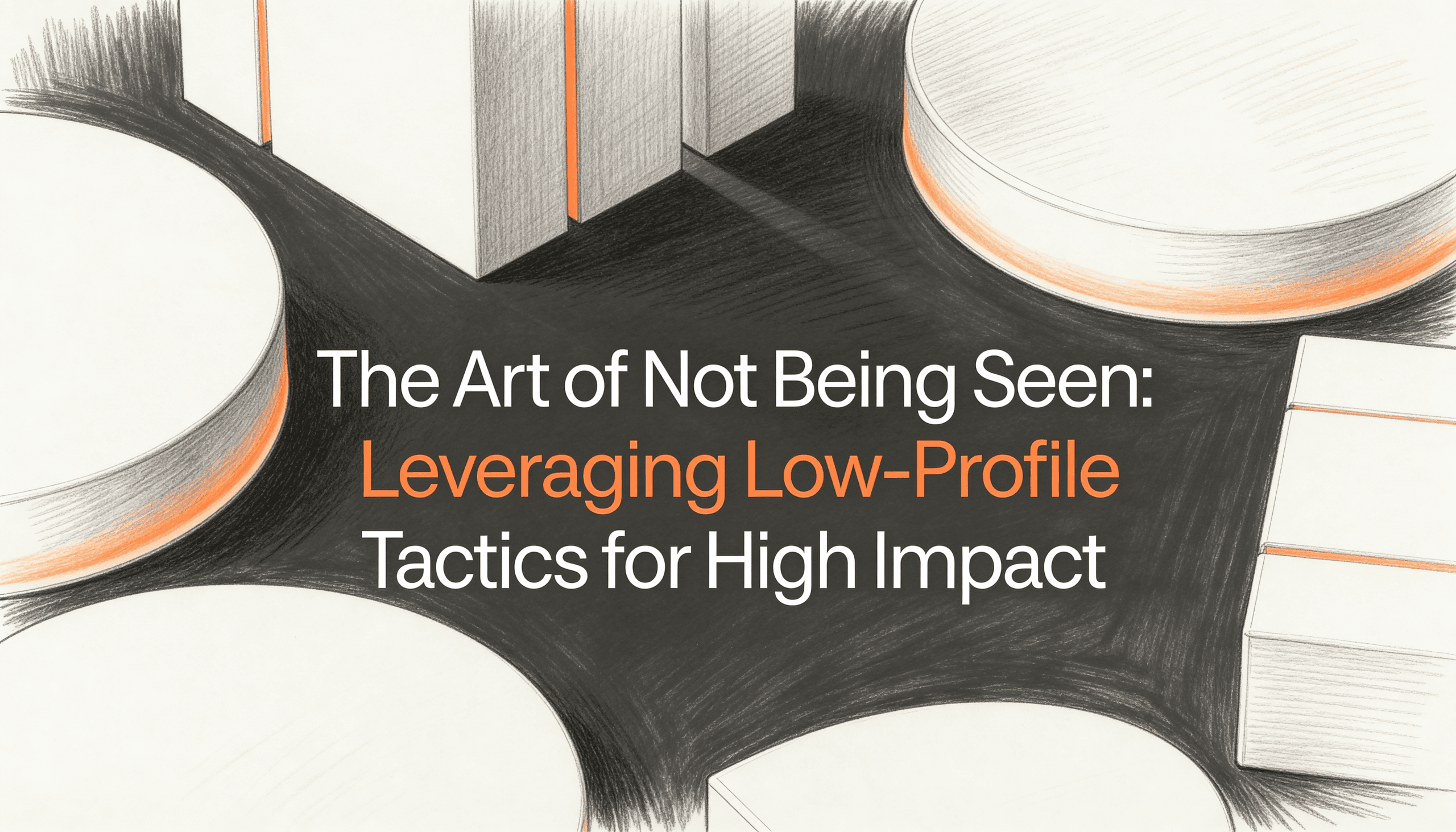 The Art of Not Being Seen- Leveraging Low-Profile Tactics for High Impact