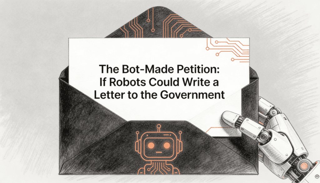 The Bot-Made Petition- If Robots Could Write a Letter to the Government