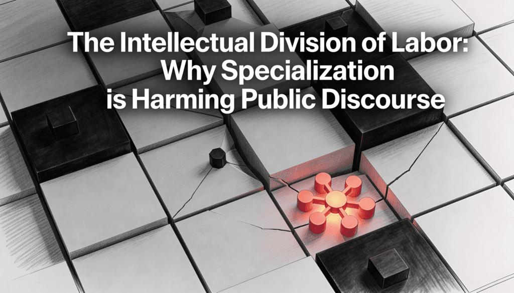 The Intellectual Division of Labor- Why Specialization is Harming Public Discourse