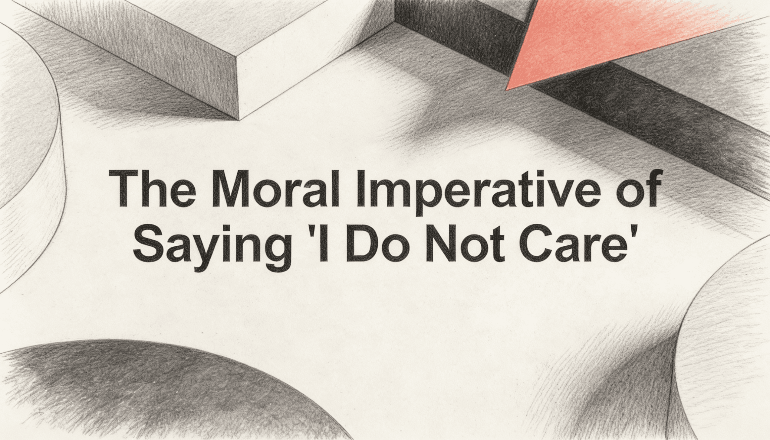 The Moral Imperative of Saying I Do Not Care (Ayn Rand)