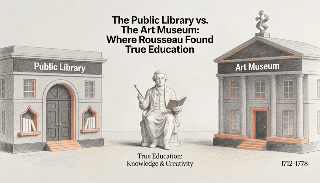 The Public Library vs. The Art Museum- Where Rousseau Found True Education