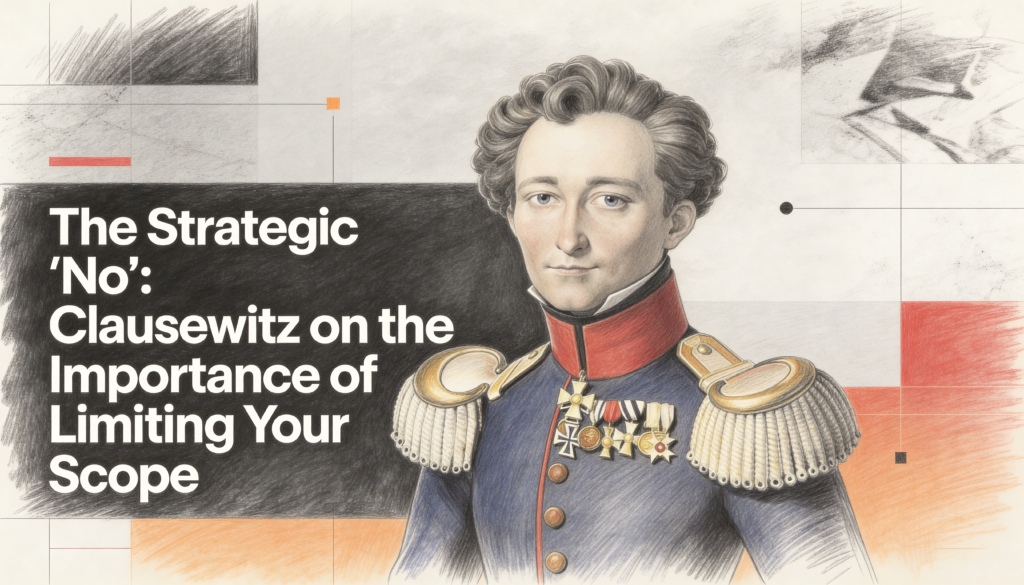 The Strategic No- Clausewitz on the Importance of Limiting Your Scope