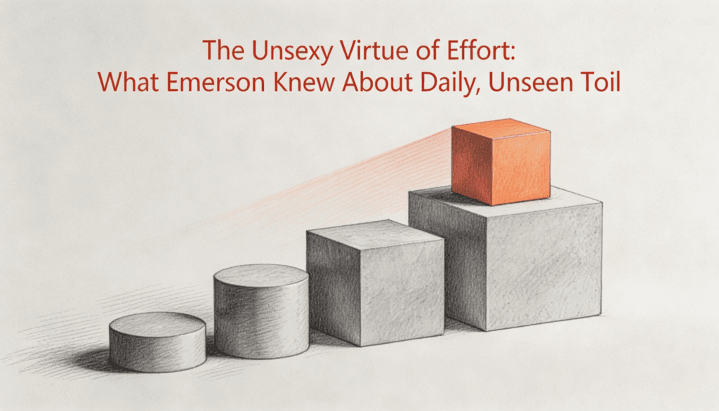 The Unsexy Virtue of Effort- What Emerson Knew About Daily, Unseen Toil