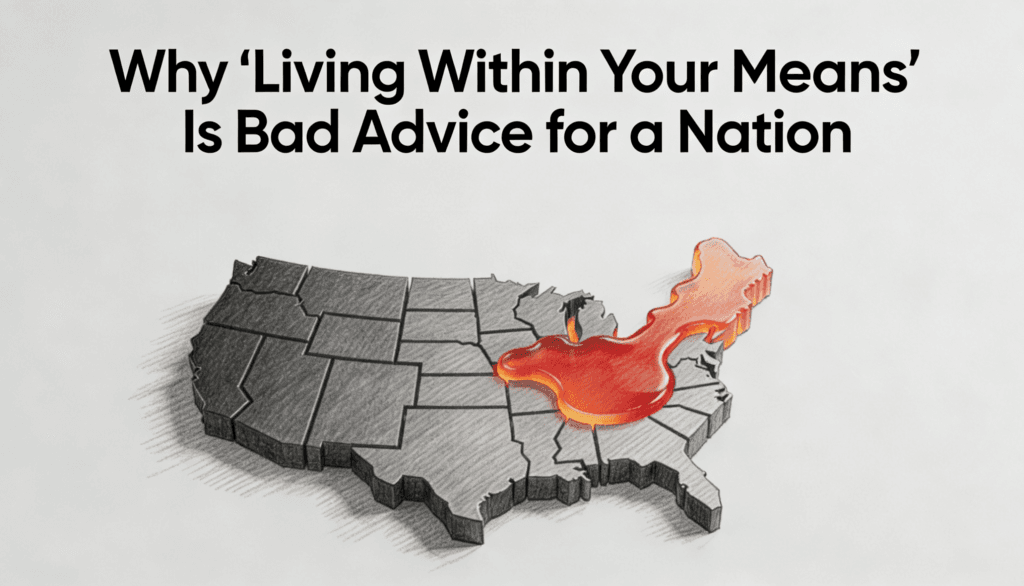 Why Living Within Your Means Is Bad Advice for a Nation