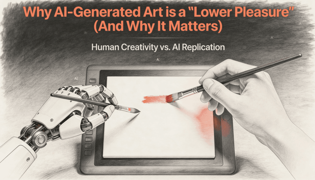 Why AI-Generated Art is a Lower Pleasure (And Why It Matters)