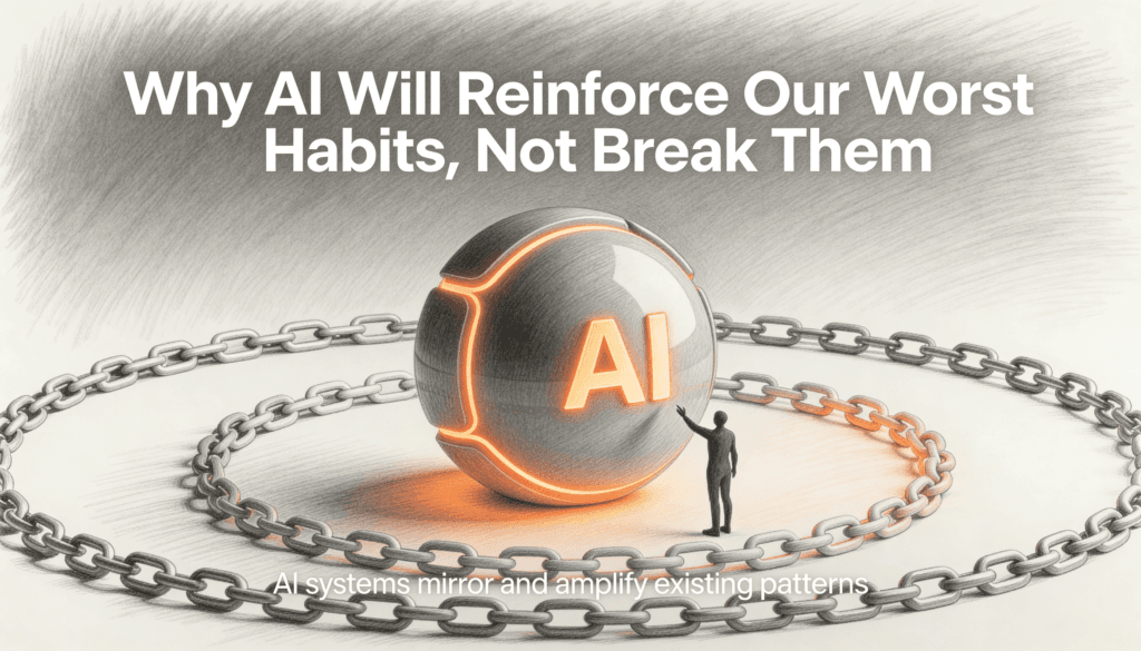Why AI Will Reinforce Our Worst Habits, Not Break Them