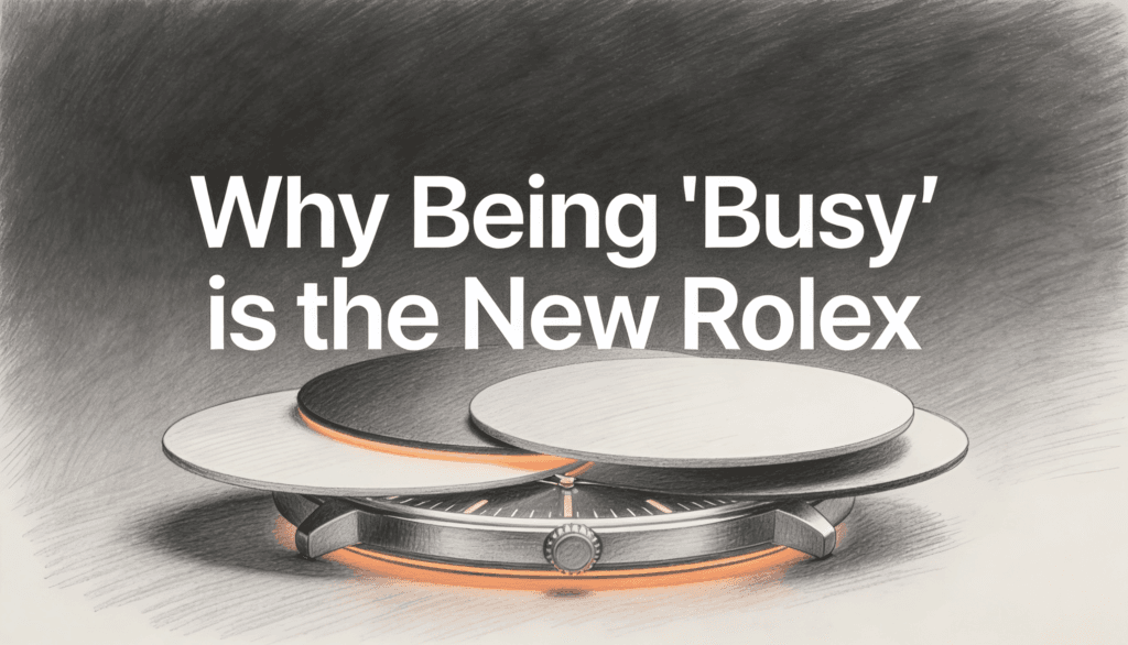 Why Being Busy is the New Rolex
