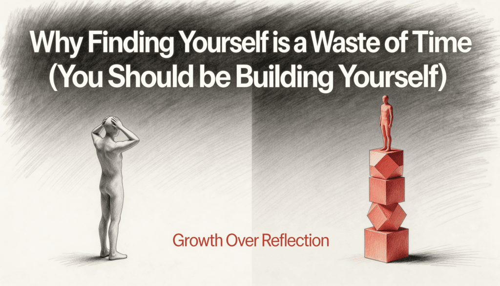 Why Finding Yourself is a Waste of Time (You Should be Building Yourself)