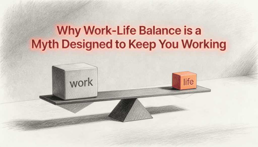 Why Work-Life Balance is a Myth Designed to Keep You Working