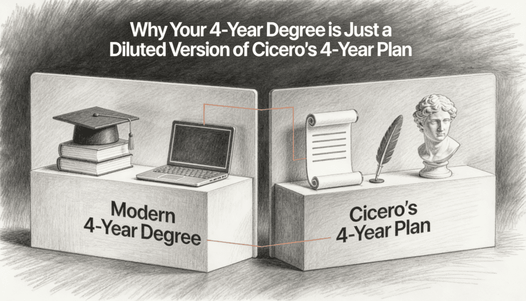 Why Your 4-Year Degree is Just a Diluted Version of Cicero's 4-Year Plan