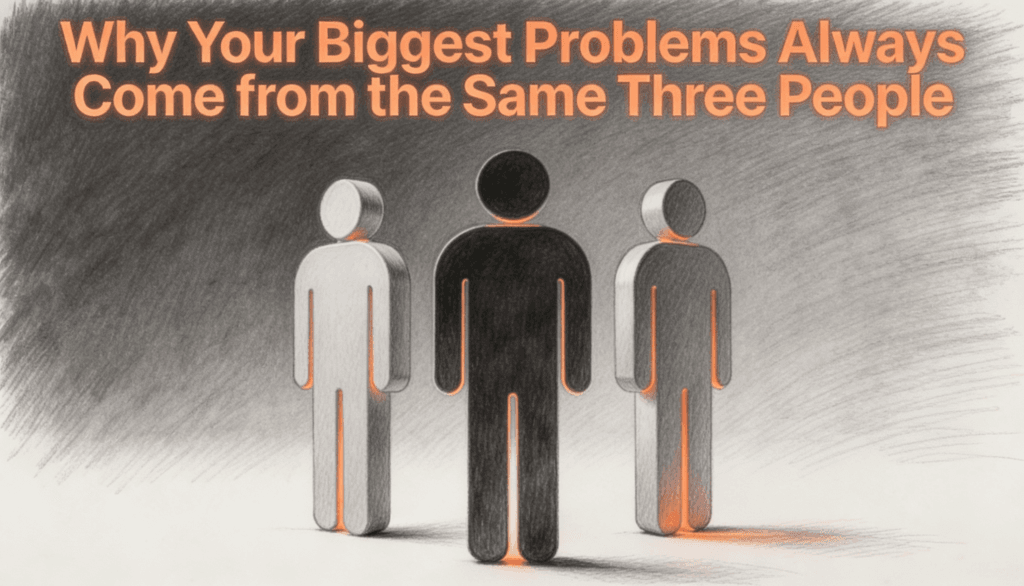 Why Your Biggest Problems Always Come from the Same Three People