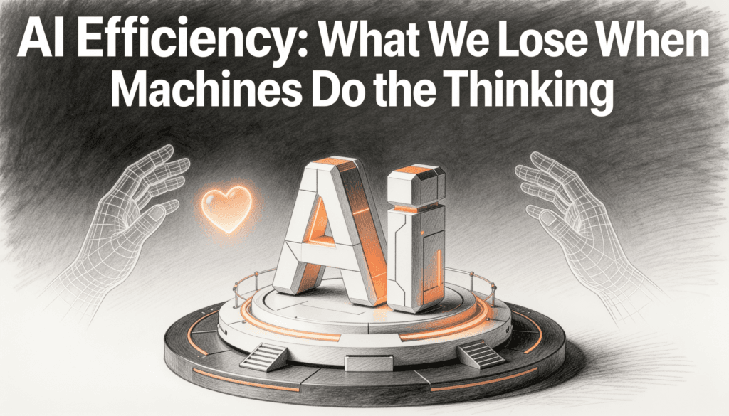AI Efficiency- What We Lose When Machines Do the Thinking