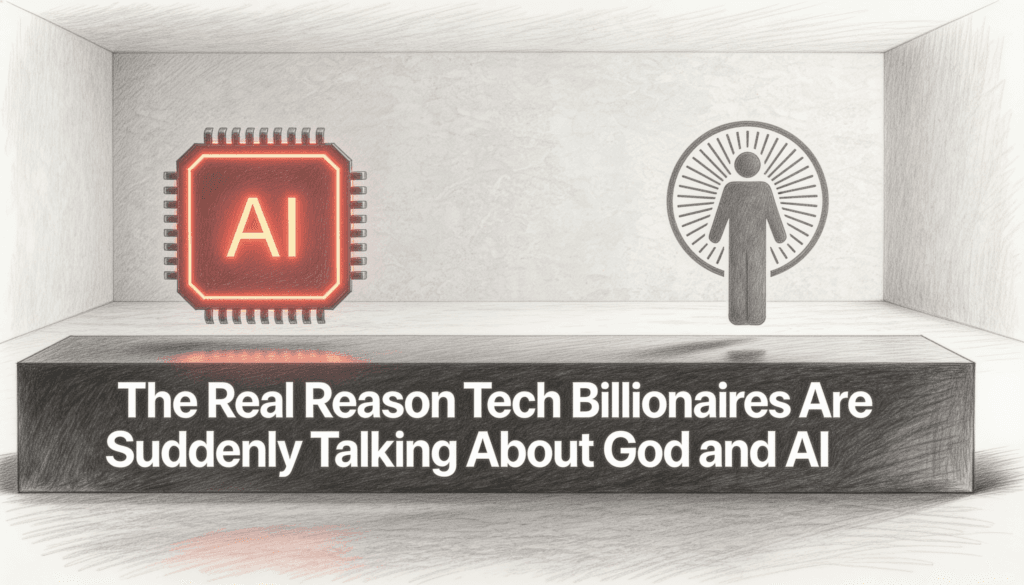 The Real Reason Tech Billionaires Are Suddenly Talking About God and AI