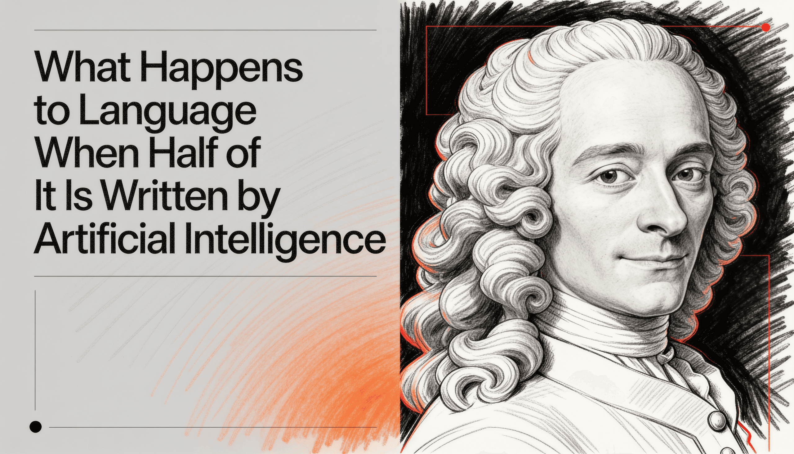What Happens to Language When Half of It Is Written by Artificial Intelligence